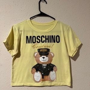 Moschino Yellow Crop